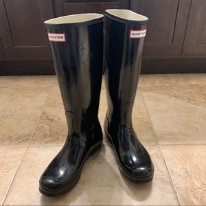 Hunter Gloss High Boots